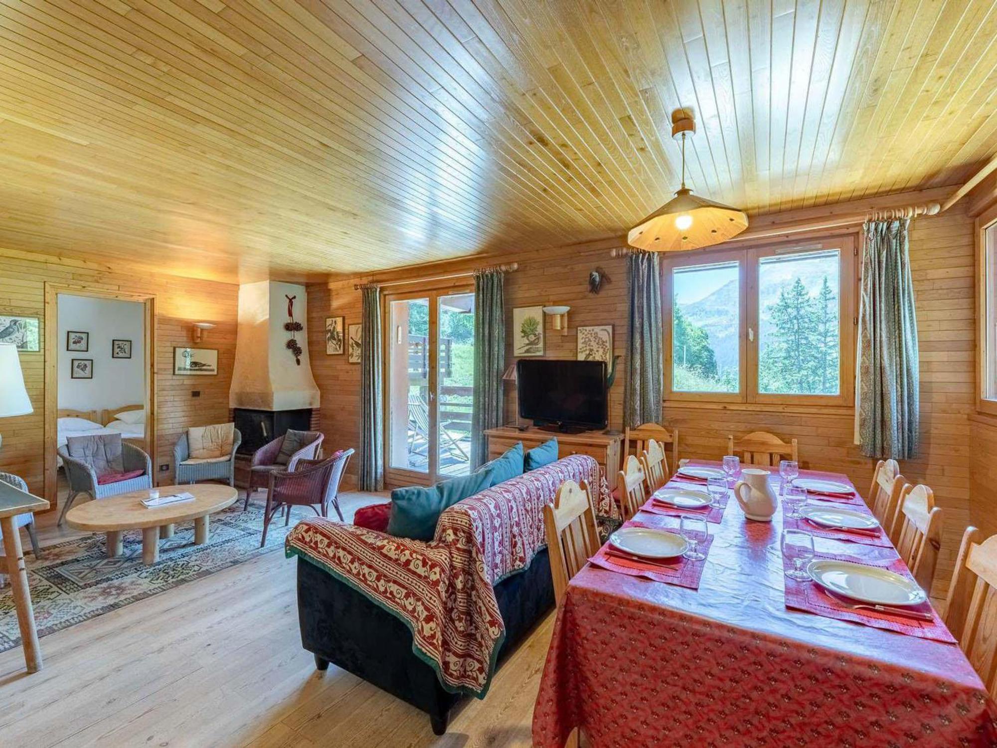 Apartament 4 Ch, 4 Salles De Bains, Acces Direct Aux Pistes, Cheminee, Wifi, Parking, Meribel - Fr-1-411-764 *